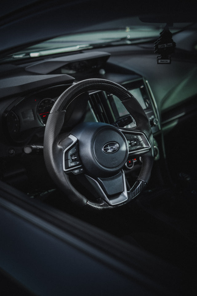 Carbon Fiber Steering Wheel (Subaru Crosstrek, Impreza, Outback, WRX)